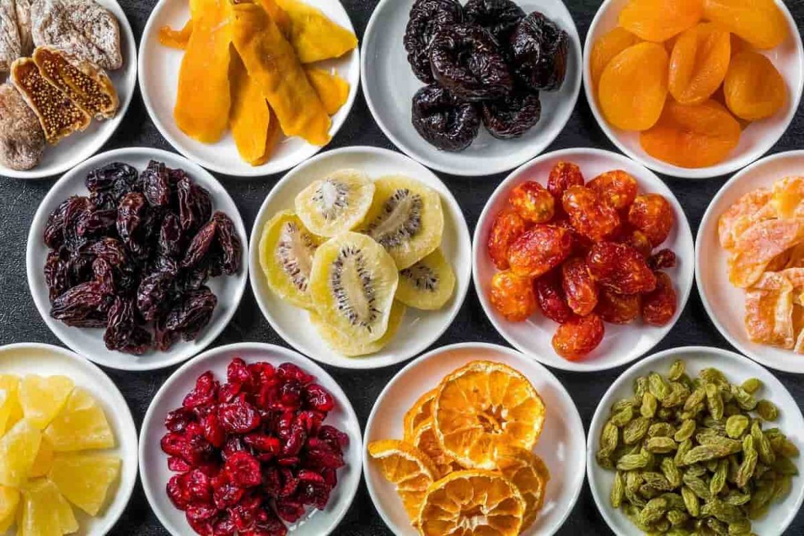 Dried Fruit in Europe; No Moisture Common Snacking Option Healthy Delicious