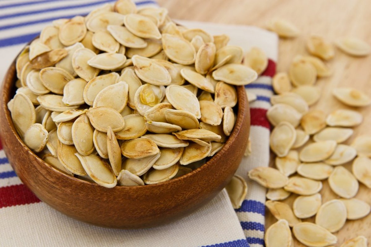 pumpkin seeds iron content